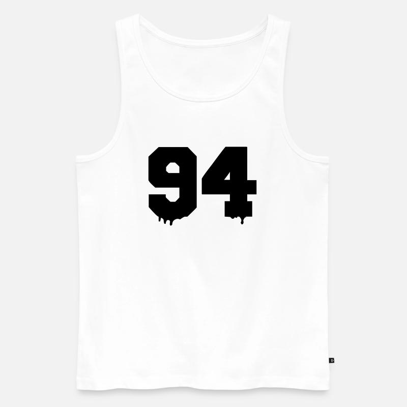 94 - Männer Premium Bio Tank Top - Weiß