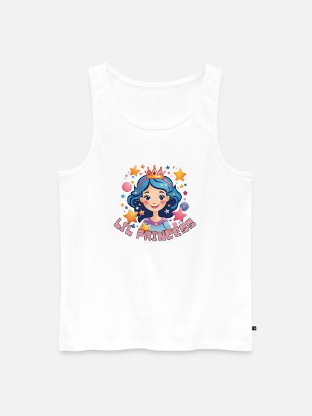Lil Princess - Männer Premium Bio Tank Top - Weiß