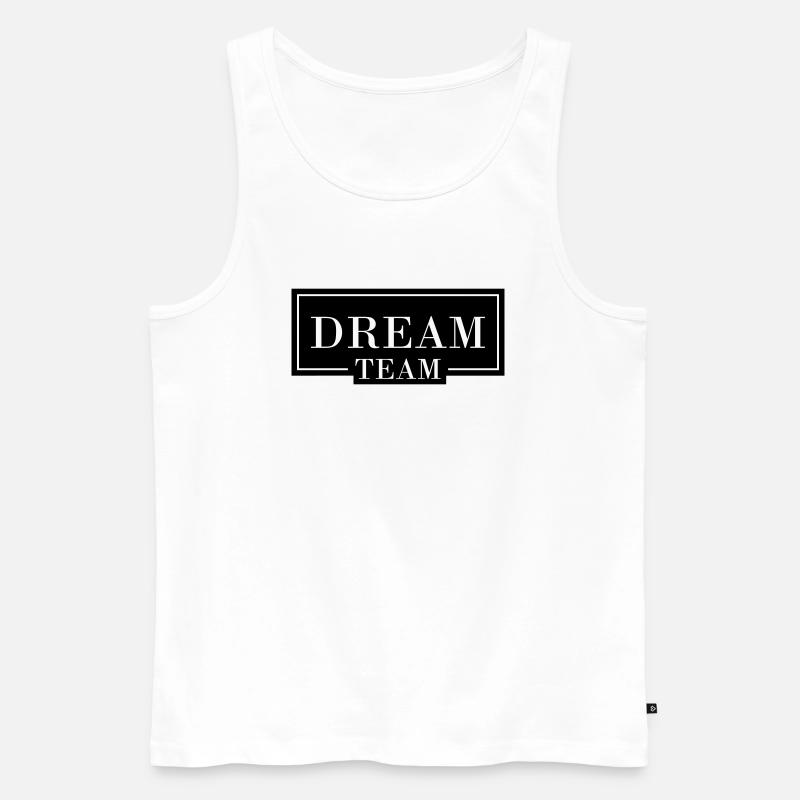 Dream Team - Männer Premium Bio Tank Top - Weiß