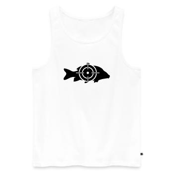 Carp Hunting - Débardeur bio Premium Homme - blanc - Devant - Michal (187cm)