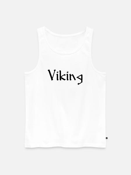 Viking - Männer Premium Bio Tank Top - Weiß