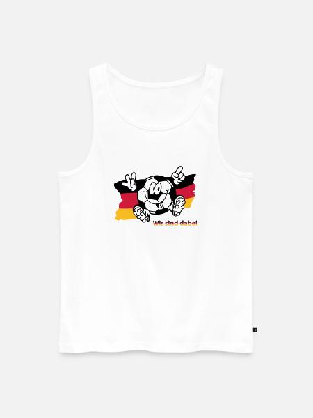 (ichdabei4) - Männer Premium Bio Tank Top - Weiß