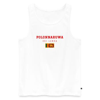 Polonnaruwa Sri Lanka - Männer Premium Bio Tank Top - Weiß - Vorne - AI Model Male 178 light (178cm)