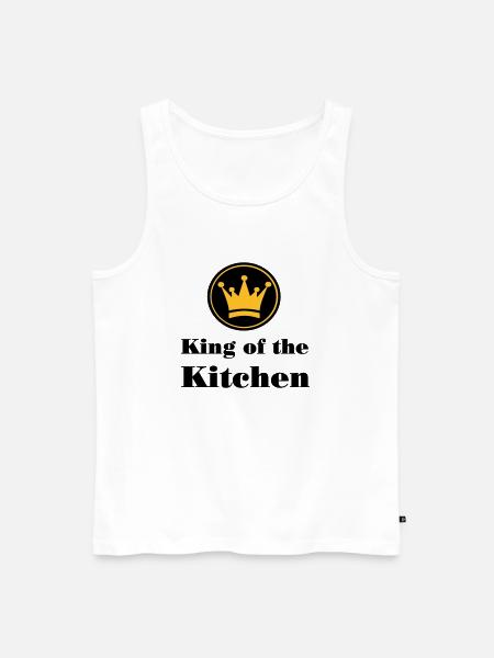 Cook - Men's Premium Organic Tank Top - white