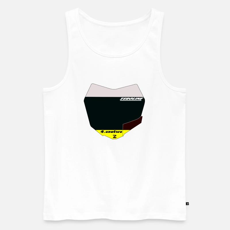 Numberplate_ - Männer Premium Bio Tank Top - Weiß
