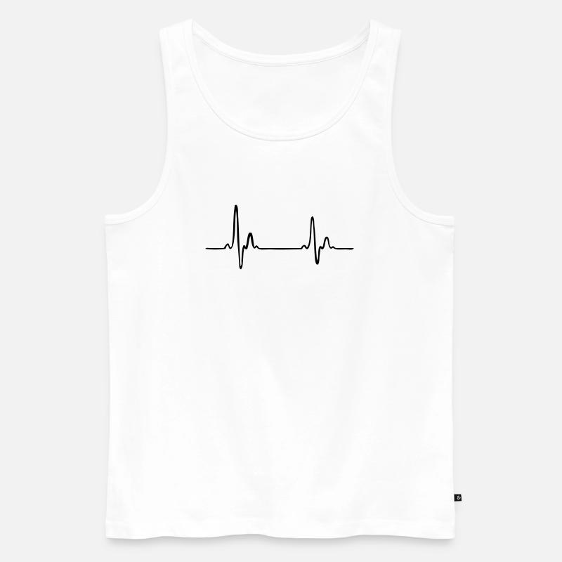 ekg profession - Männer Premium Bio Tank Top - Weiß