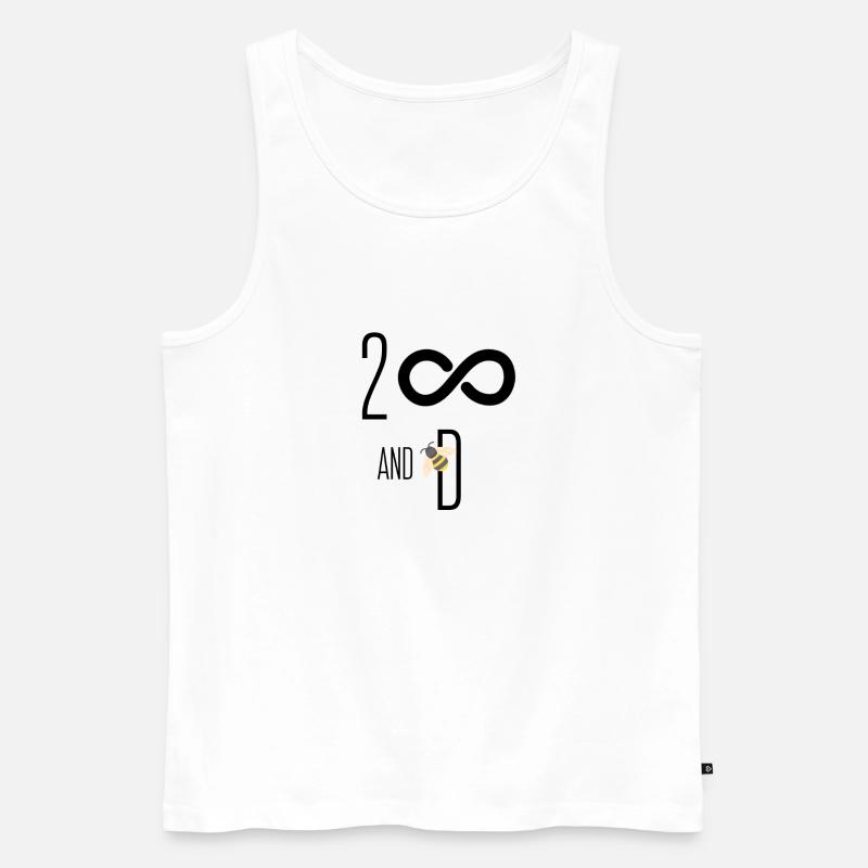 To infinity and Beyond - Männer Premium Bio Tank Top - Weiß