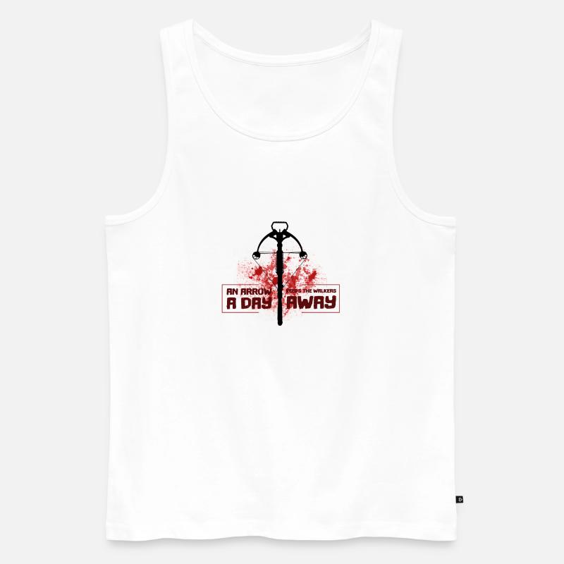 Armbrust - Männer Premium Bio Tank Top - Weiß