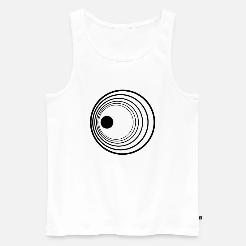 dopplereffekt - Männer Premium Bio Tank Top - Weiß