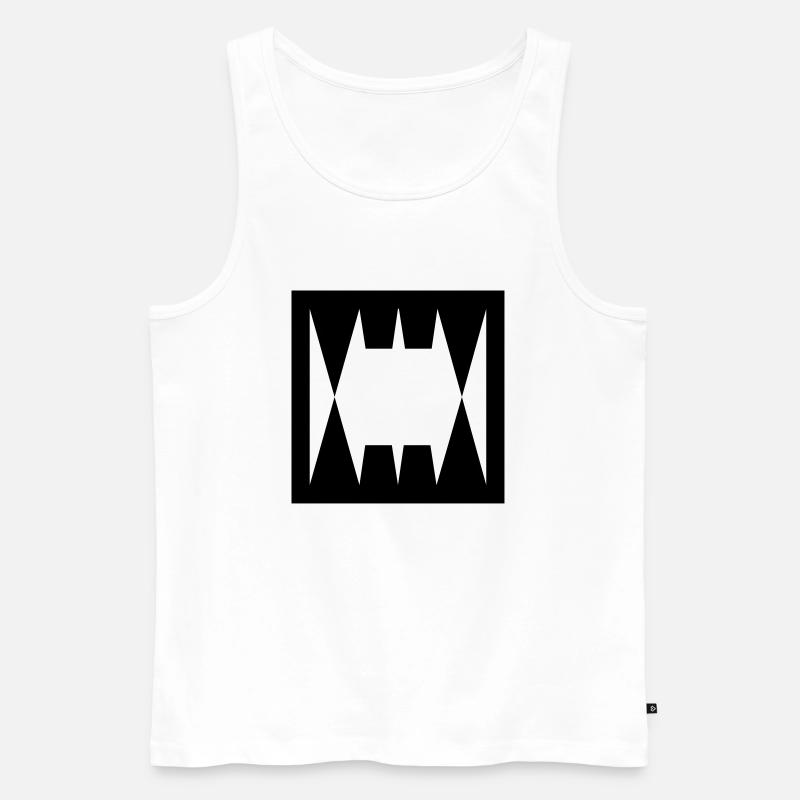 Ork Glyphe: War - Männer Premium Bio Tank Top - Weiß