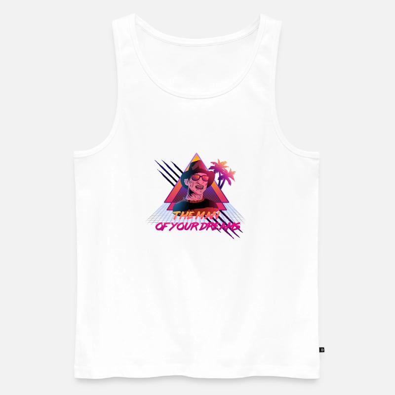 Der Mann deiner Träume - Männer Premium Bio Tank Top - Weiß