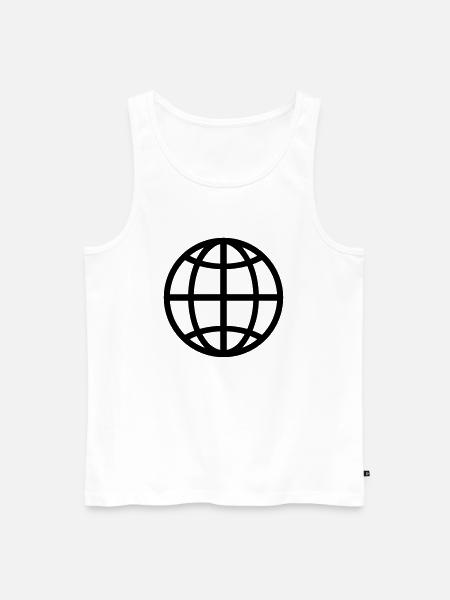 Globus - Männer Premium Bio Tank Top - Weiß