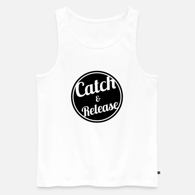 Catch & Release - Männer Premium Bio Tank Top - Weiß