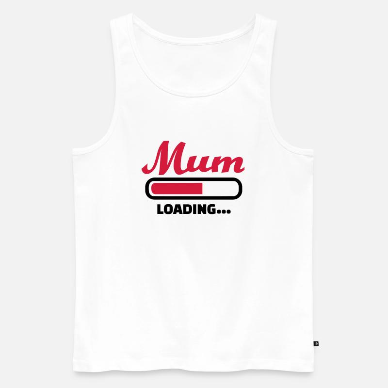 Mama - Männer Premium Bio Tank Top - Weiß