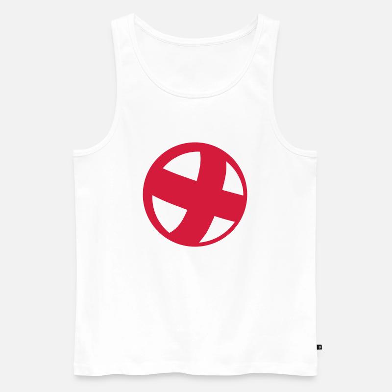 Radball - Männer Premium Bio Tank Top - Weiß