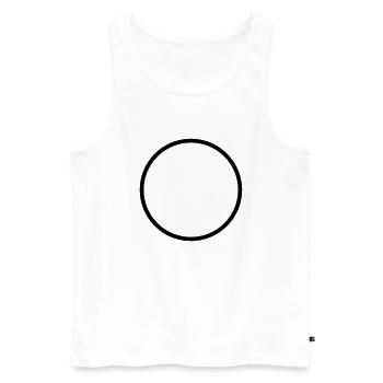 A Personnaliser / Custom / Customiser / Customize - Débardeur bio Premium Homme - blanc - Devant - AI Model Male 178 light (178cm)