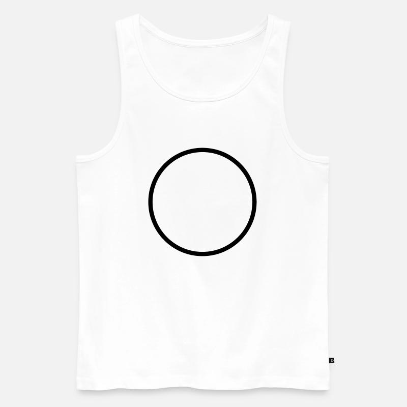 Anpassen / Anpassung / fertigen / Customize it - Männer Premium Bio Tank Top - Weiß