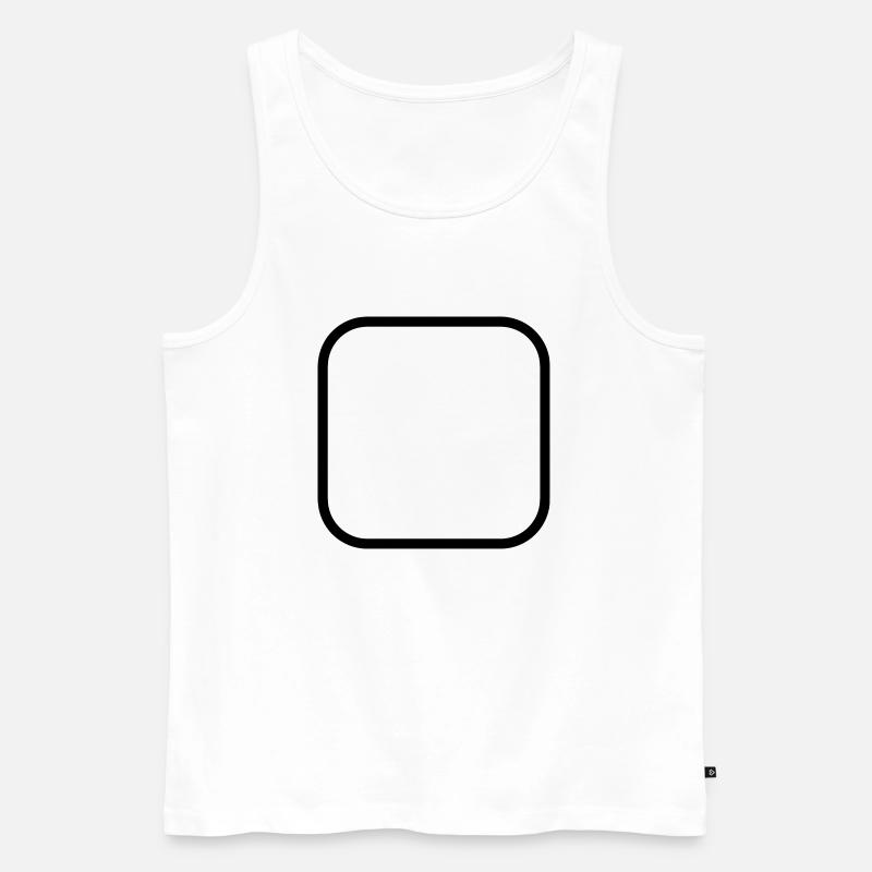 A Personnaliser / Custom / Customiser / Customize - Débardeur bio Premium Homme - blanc