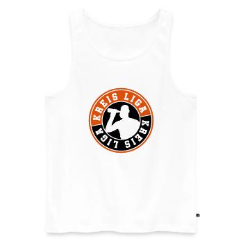 kreis liga kreis saufen - Männer Premium Bio Tank Top - Weiß - Vorne - Michal (187cm)