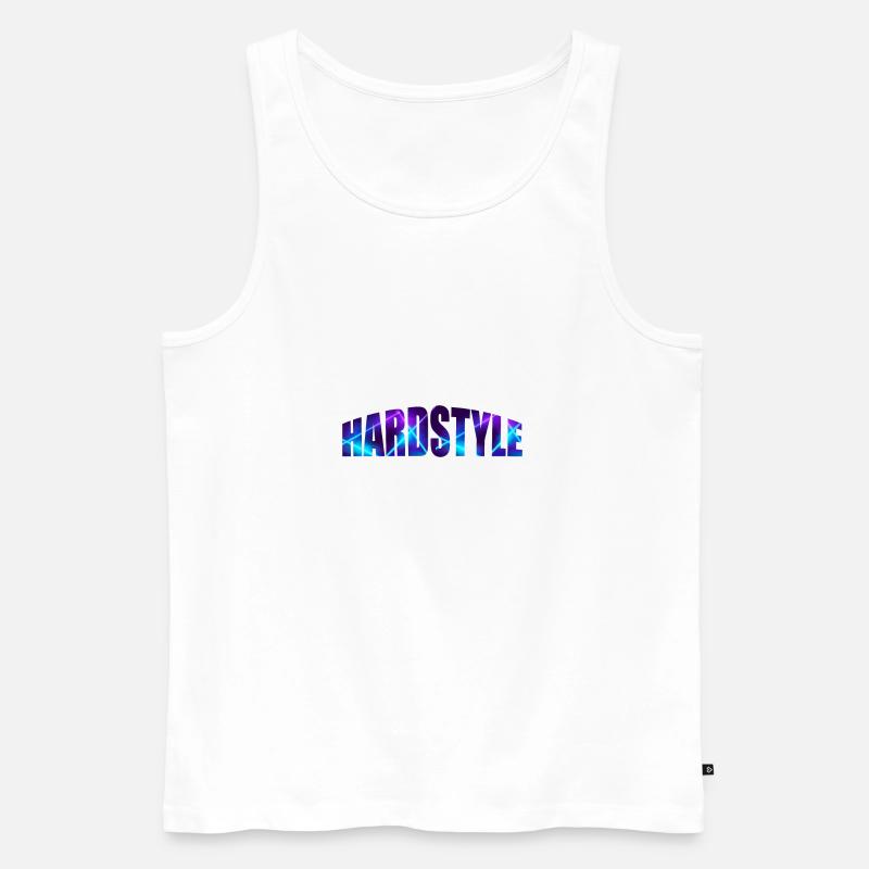 Hardstyle - Männer Premium Bio Tank Top - Weiß