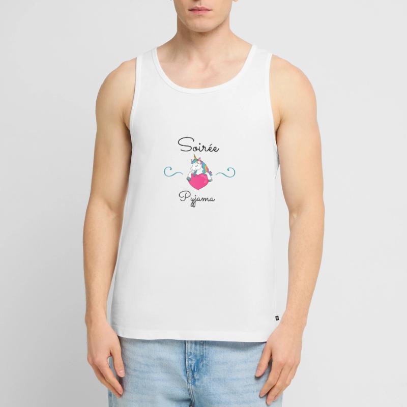 Pyjama-Abend Männer Premium Bio Tank Top