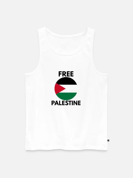 Libérer la Palestine - Débardeur bio Premium Homme - blanc