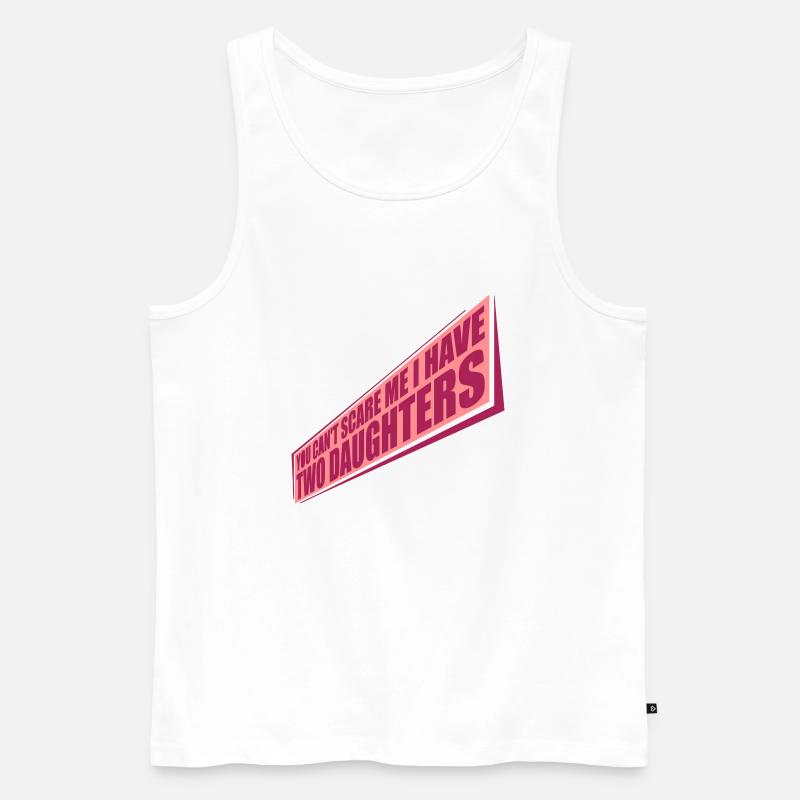 I have two daughters - Männer Premium Bio Tank Top - Weiß