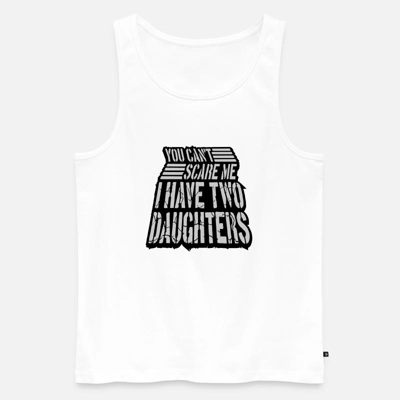 I have two daughters - Männer Premium Bio Tank Top - Weiß
