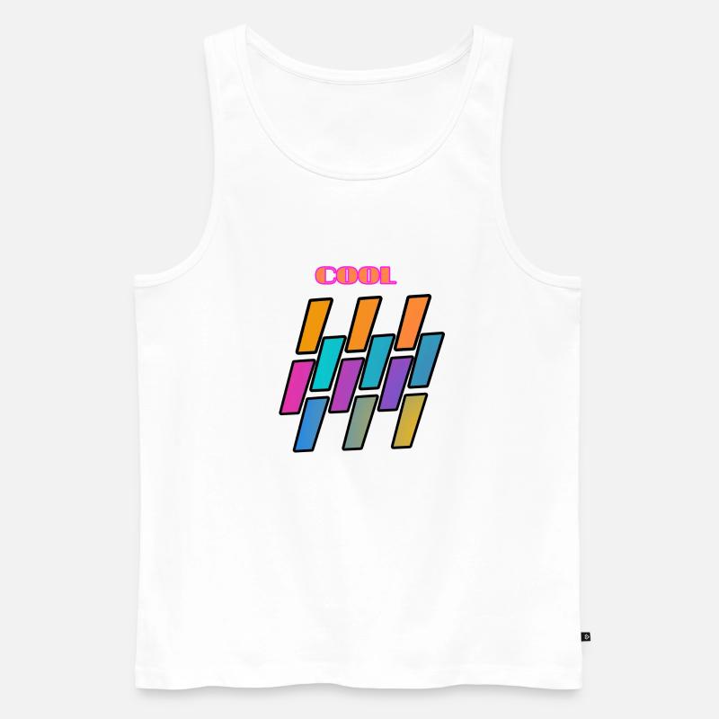Cooler Chulo - Männer Premium Bio Tank Top - Weiß