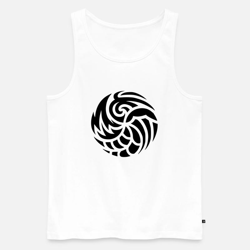 elements1 - Männer Premium Bio Tank Top - Weiß