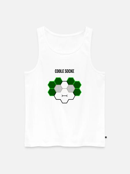 Coole Socke - Männer Premium Bio Tank Top - Weiß