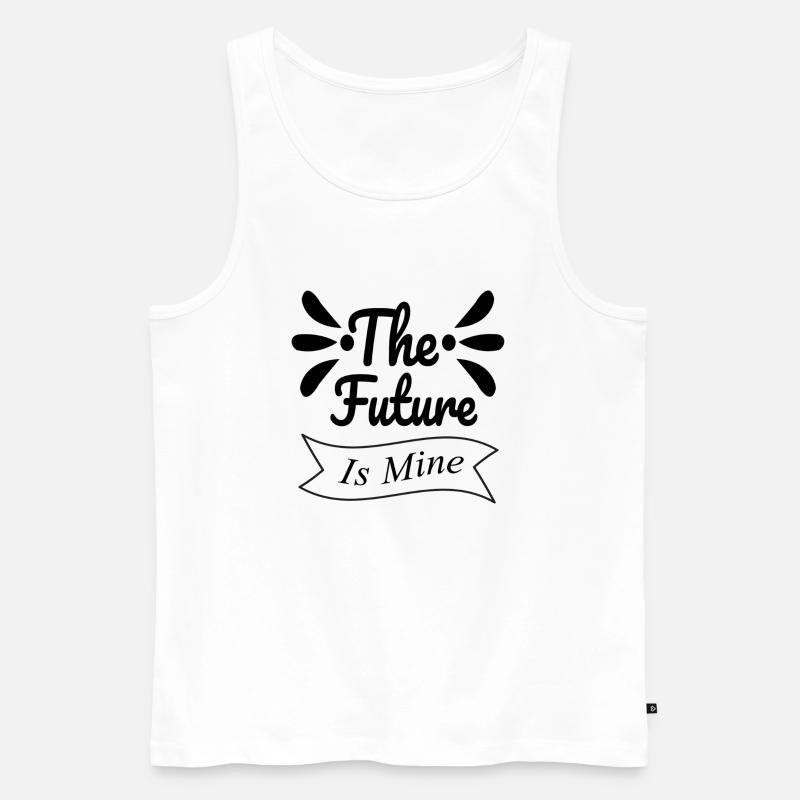 The Future Is Mine - Männer Premium Bio Tank Top - Weiß