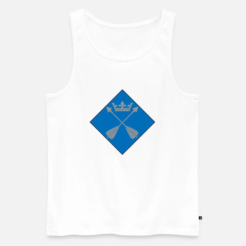 Dalarna - Männer Premium Bio Tank Top - Weiß