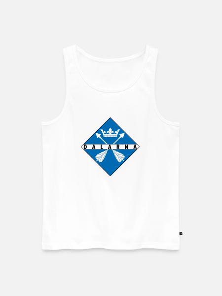 Dalarna - Men's Premium Organic Tank Top - white