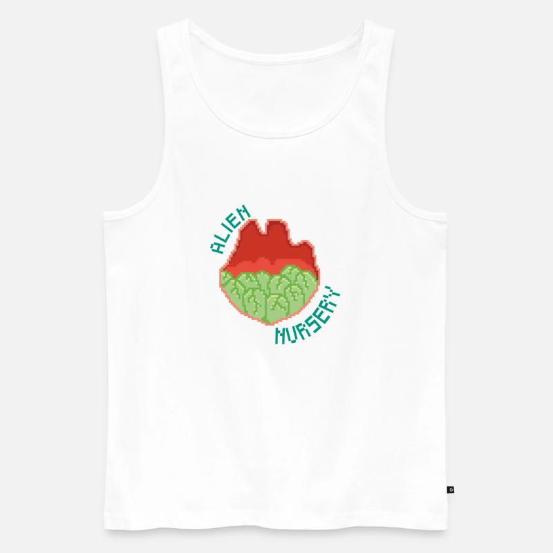 ALIEN KINDERGARTEN - Männer Premium Bio Tank Top - Weiß