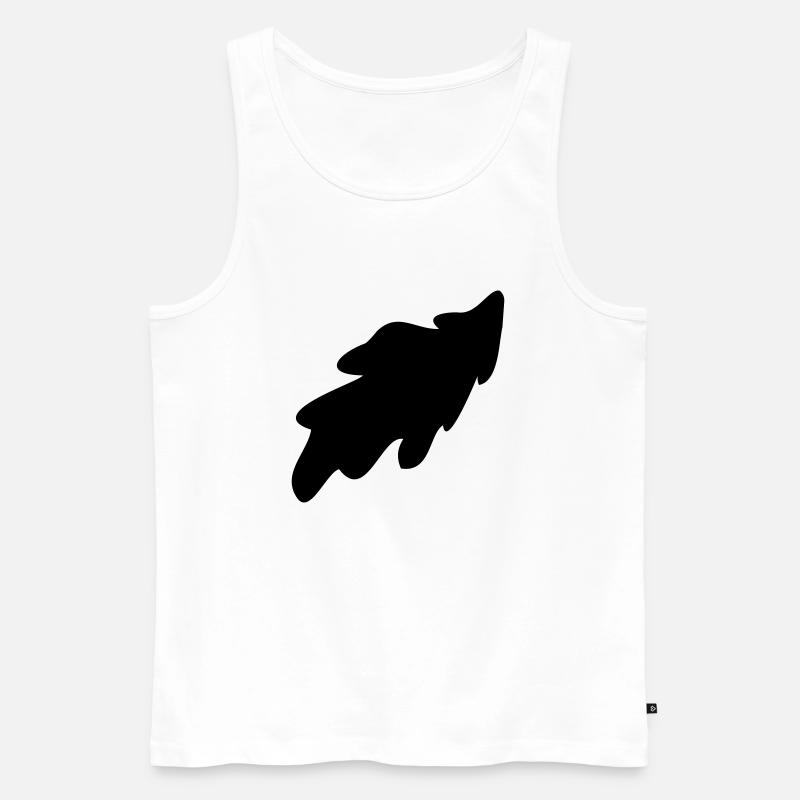 leaf 08 - Männer Premium Bio Tank Top - Weiß