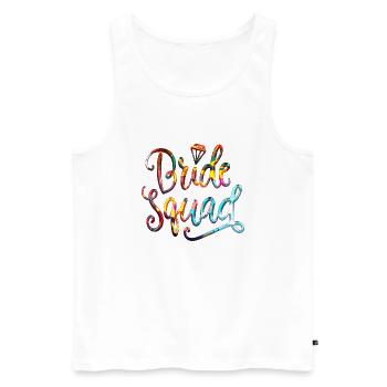 Bride bride wedding stag party bridesmaid party stag party - Men's Premium Organic Tank Top - white - Front - Michal (187cm)