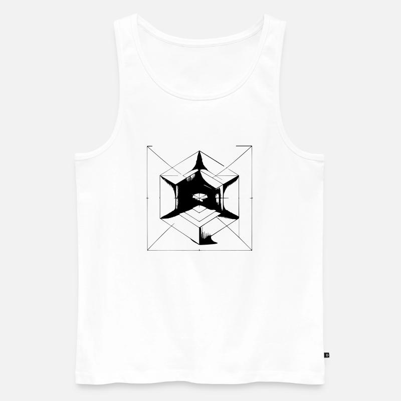 Cosplay selb expression - Männer Premium Bio Tank Top - Weiß