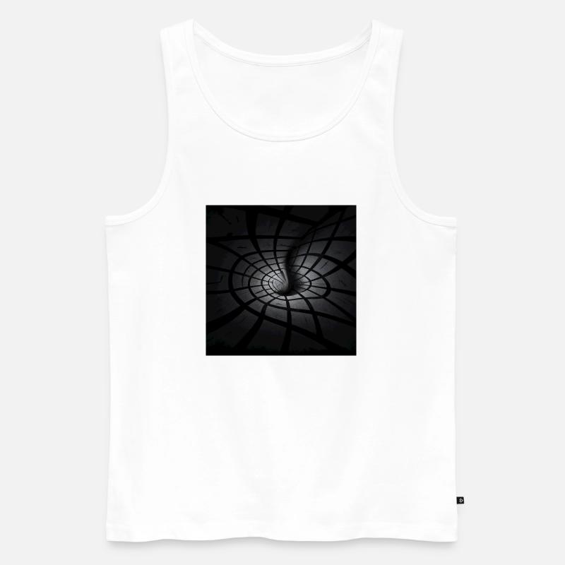 Wo oder wann? - Männer Premium Bio Tank Top - Weiß