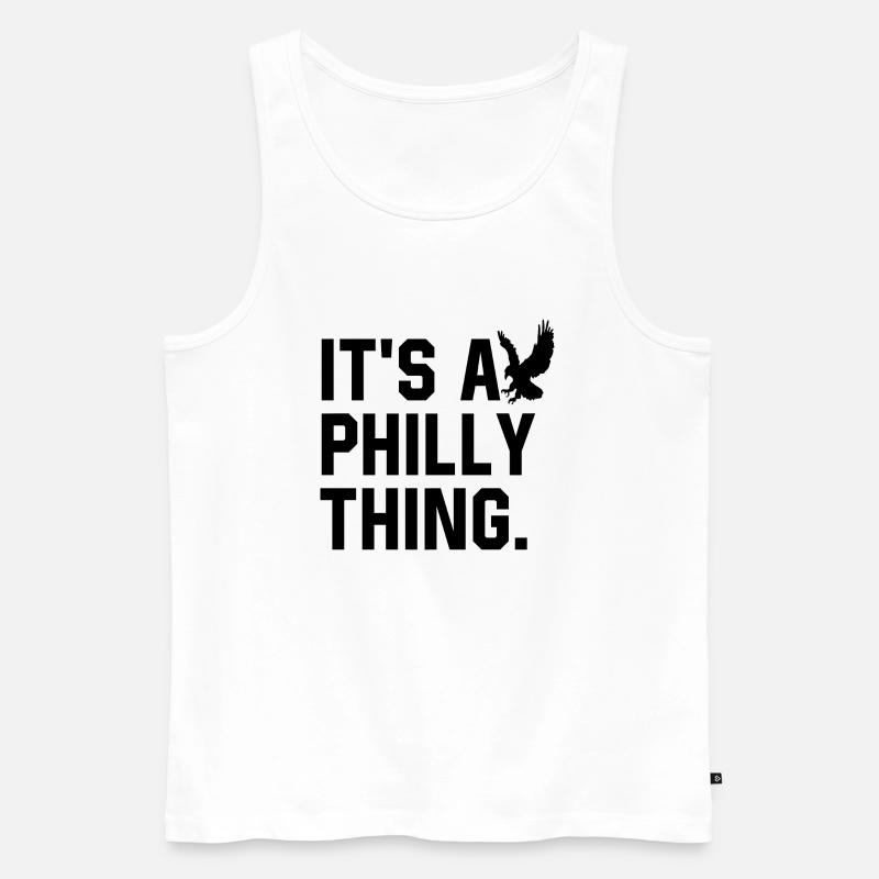 Es ist eine Philly-Sache - Männer Premium Bio Tank Top - Weiß