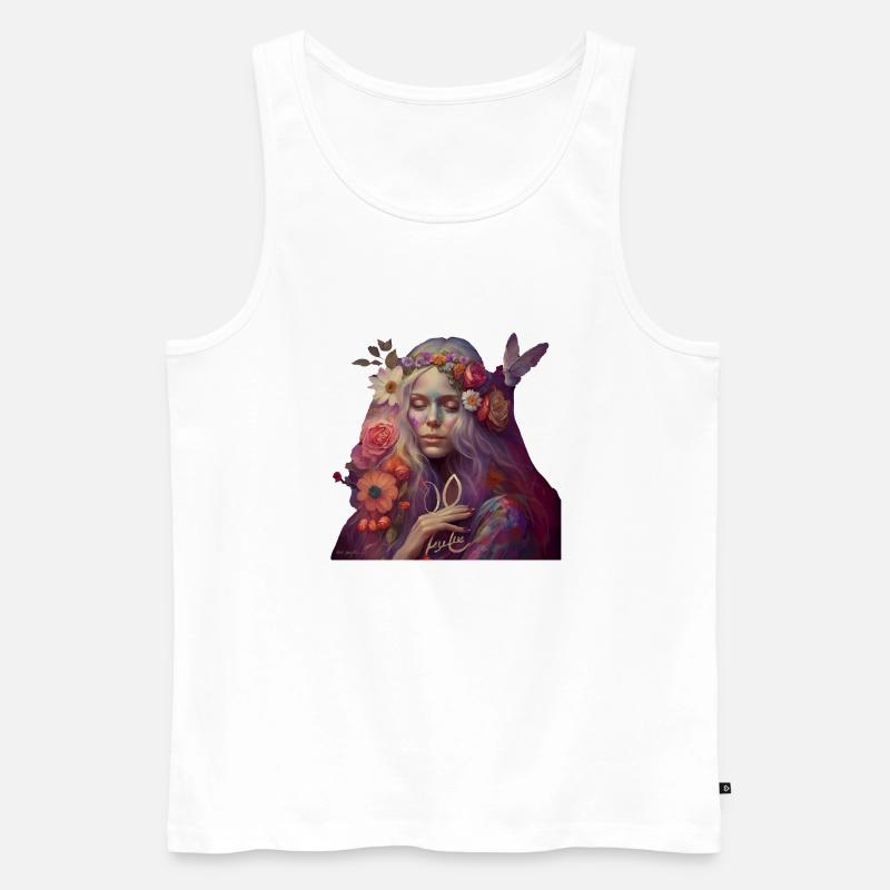 Emma die Elfe - Männer Premium Bio Tank Top - Weiß