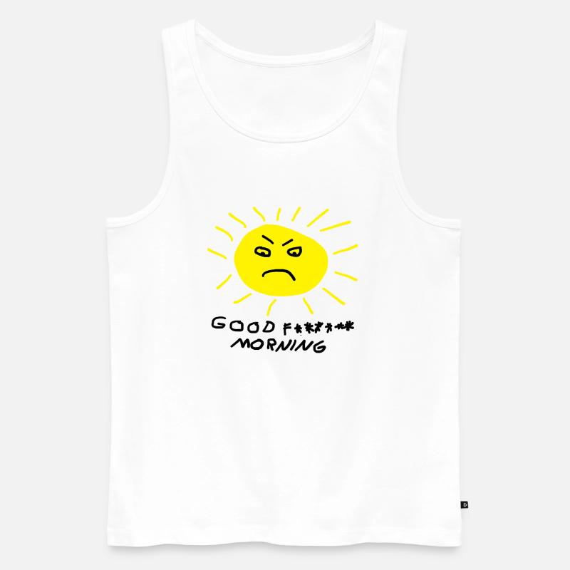Gm - Männer Premium Bio Tank Top - Weiß