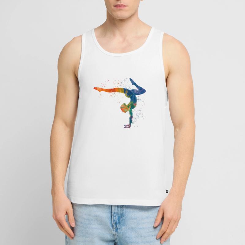 Yoga exercise Men's Premium Organic Tank Top
