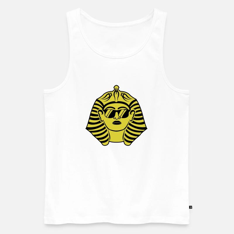 pharao sunglasses - Männer Premium Bio Tank Top - Weiß