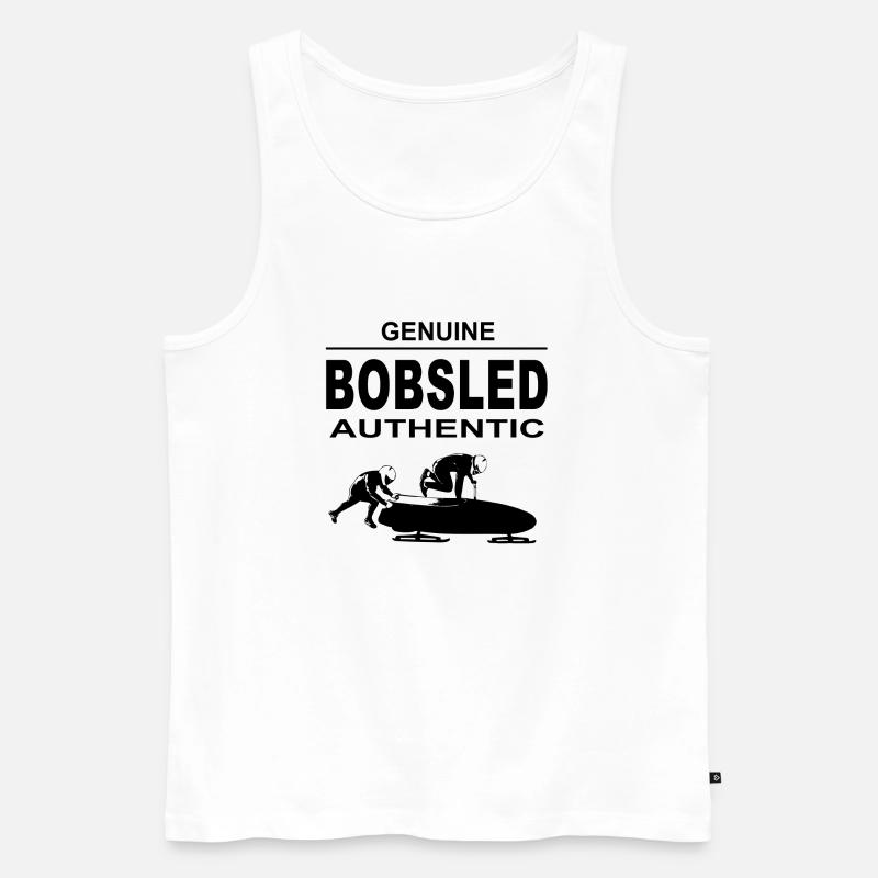 Bob - Bobsport - Männer Premium Bio Tank Top - Weiß