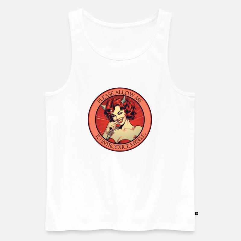 Please Allow me 4 - Männer Premium Bio Tank Top - Weiß
