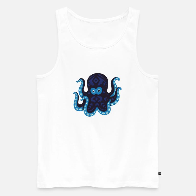 Meerestiere - Männer Premium Bio Tank Top - Weiß