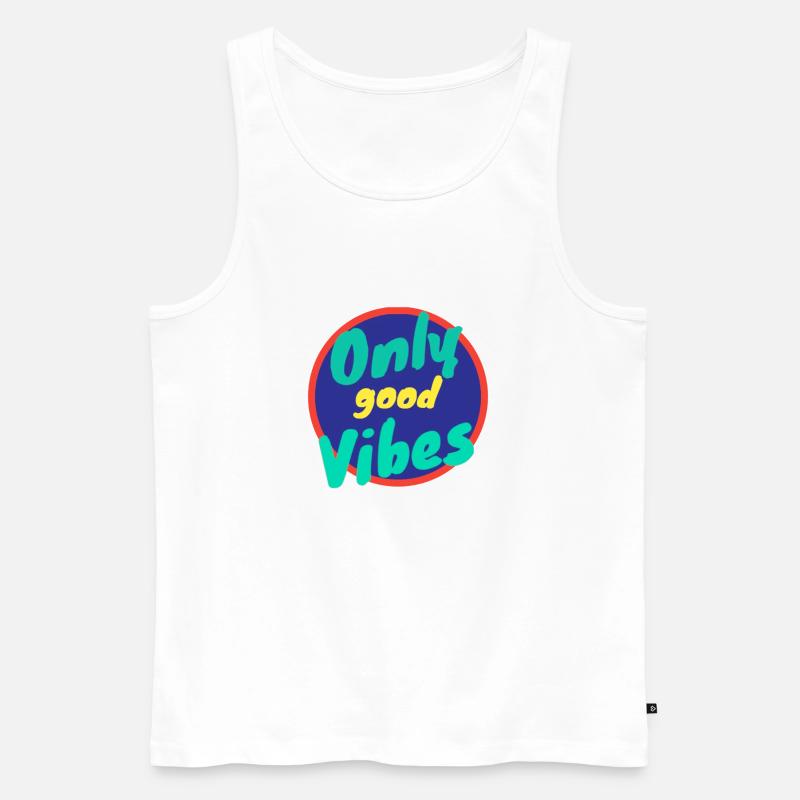 PhotoRoom 20230717 233535 - Männer Premium Bio Tank Top - Weiß