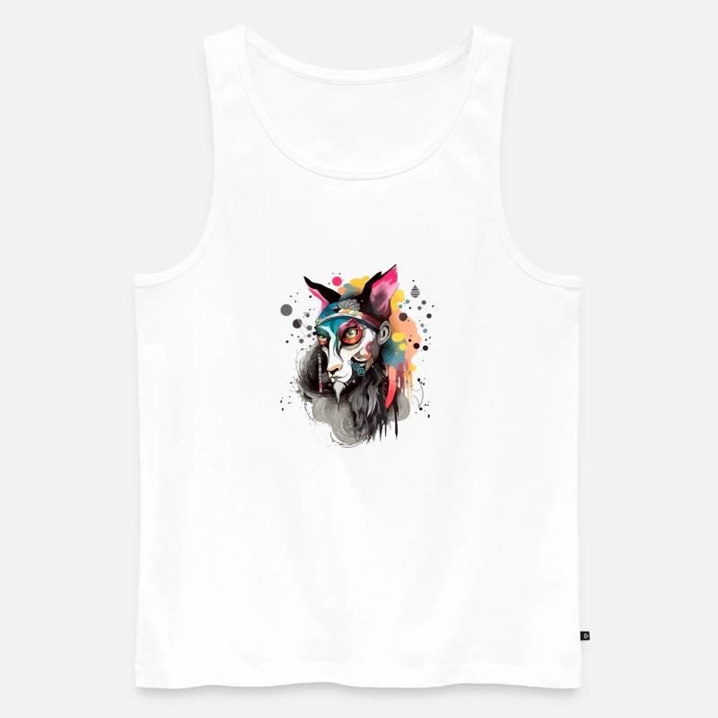 Gado der Gott - Männer Premium Bio Tank Top - Weiß