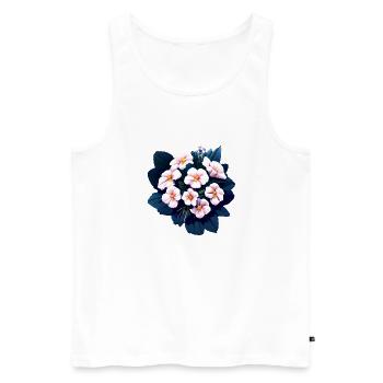 Blume Hobbygärtner Gärtner Geschenk Blumen Garten - Männer Premium Bio Tank Top - Weiß - Vorne - Michal (187cm)